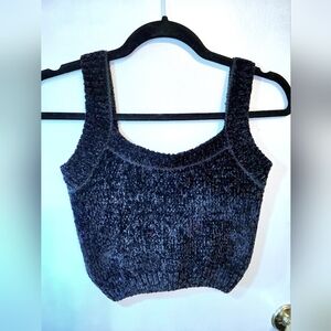 JLUXLABEL Black Crop Top